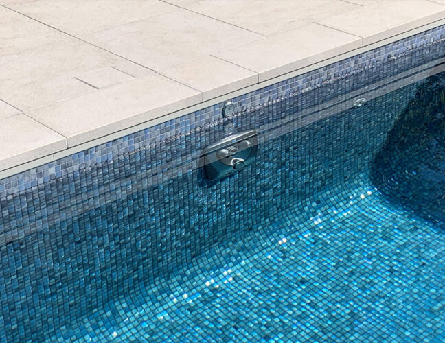 Close Up Of A SwimJet In A Falcon Pool Swimming Pool